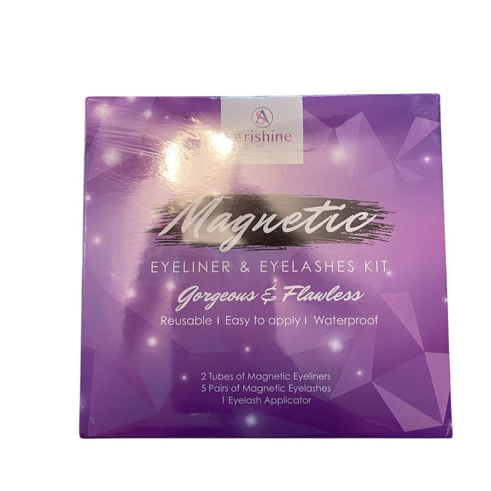 NEW IN BOX Arishine Magnetic Eyeliner & Eyelashes Kit